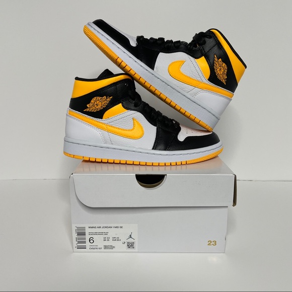 Jordan Shoes - Nike Air Jordan 1 Retro Mid “Laser Orange” NEW